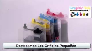 Como Instalar Un Sistema De Tinta Continua Graphic Tek En Impresora Canon  MG2410 - Comprar impresora o equipo multifunción por Internet
