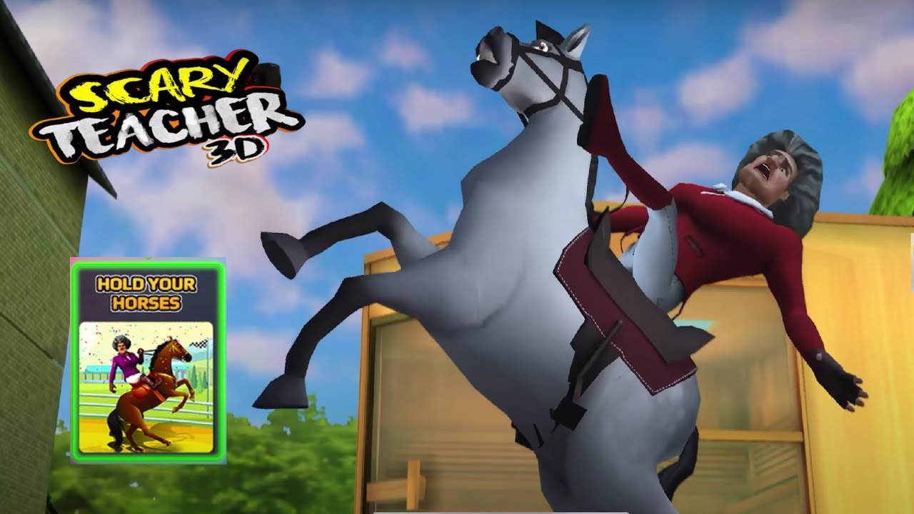 Scary Teacher 3D-Lets Make sure this horse riding lessons leaves Miss T with a couple of Night-Mares