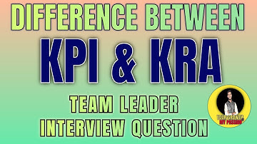 KPI vs KRA | KRA and KPI | What is KPI? | What is KRA? | in Hindi
