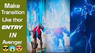 How to make thor ragnarok lighting effect in capcut || Lobby edit tutorial screenshot 2