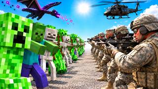 MINECRAFT MOBS vs ARMY in GTA 5