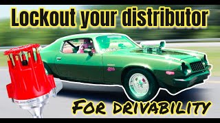 Drivability issues solved with simple MSD Pro Billet distributor lock out. Our 100th episode!