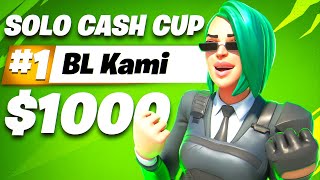 1ST PLACE SOLO CASH CUP 🏆 ($1000)