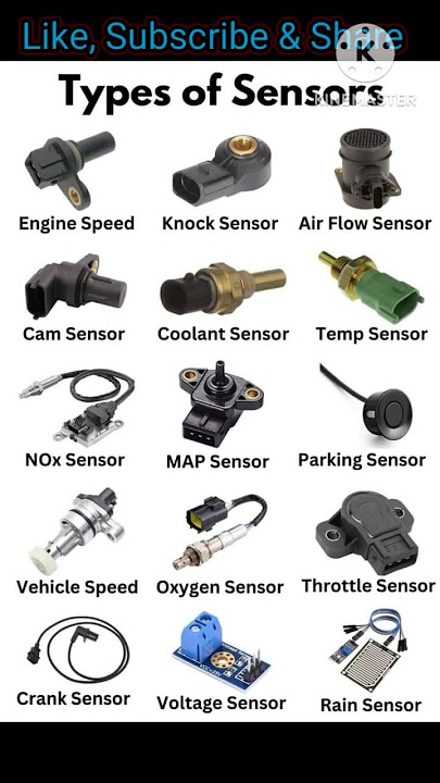Types of Sensors, Sensors, Different types of sensors, sensor, temp sensor