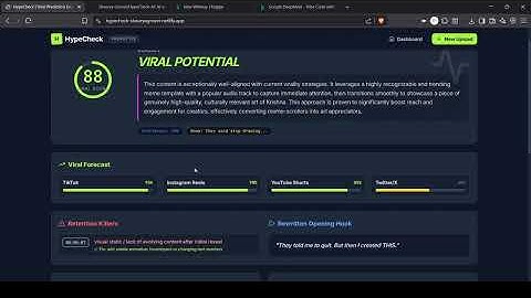 HypeCheck AI | Predicting & Optimizing Short-Form Content with Gemini 3