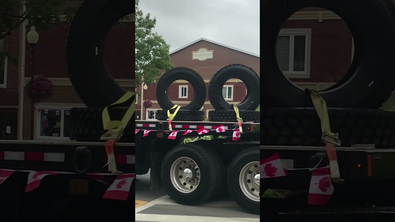 Grand Falls Potato Festival Parade has lots of vehicles