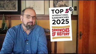 Os 5 melhores sanduiches internacionais de 2025 no Sandwiches of History