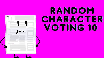 Random Character voting 10