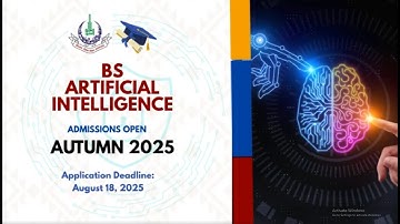 AIOU Admission Campaign | BS Artificial Intelligence | Tahir Javed | Computer Sciences | AIOU