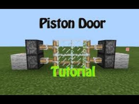 Glass Doors Tutorial In Mcpe Minecraft Pe Youtube