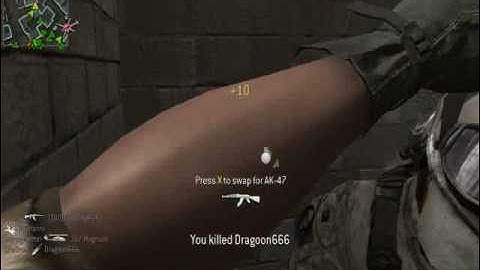 Call of Duty 4 Floating, Low Gravity Gameplay on Crossfire!