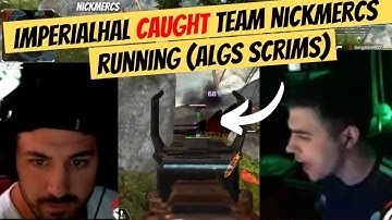 Team imperialhal CAUGHT team nickmercs running in ALGS scrims #apex #imperialhal #apexlegendsclips