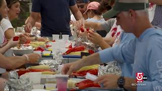 Maine's Boothbay Harbor blends iconic clambakes with world-class tugboat building