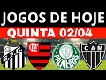 ⚽JOGOS DE HOJE | BRASILEIRÃO 2026 | QUINTA 02/04/2026 | JOGOS DE HOJE