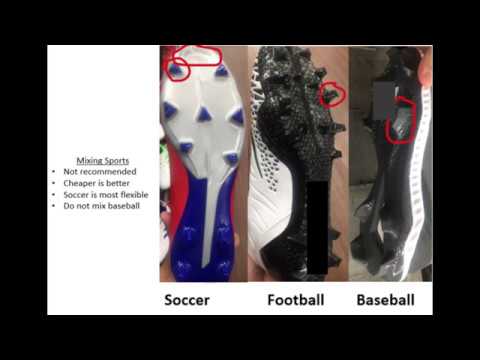 Video: Ai putea purta crampuri de fotbal pentru softball?