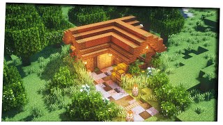 Minecraft - How to a build a Simple Cottage｜How To Build｜Inspiration Build｜Step By Step Build