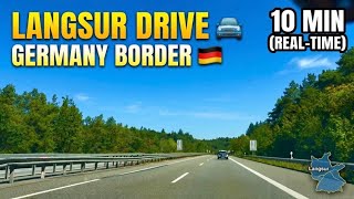 Scenic Summer Drive in Langsur Germany | A64 Border Bridge (10 Min POV)