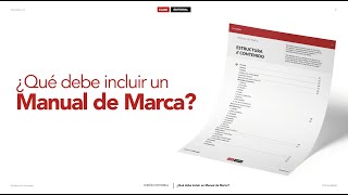 ¿Qué debe incluir un Manual de Marca? – Contenido básico + #Recurso Estructura en formato #pdf