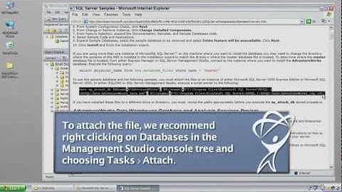 MS SQL Server 2005 Training Classes How To Download  SQL Server 2005 1 4