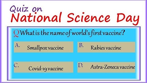 National science day quiz in English 2023 National science day quiz questions and answers in English