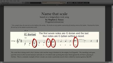 Name that scale using Notion music software