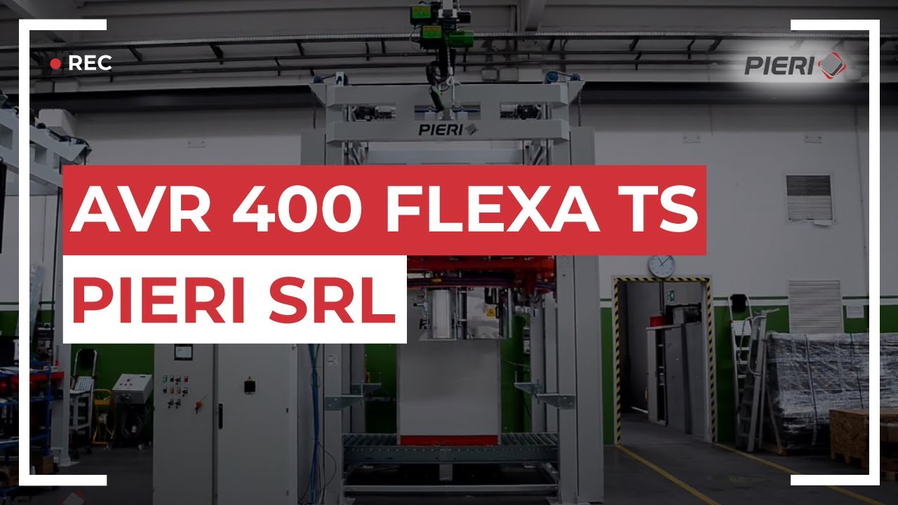 AVR 400 FLEXA TS (19-107) | Pieri Wrapping Machine - YouTube