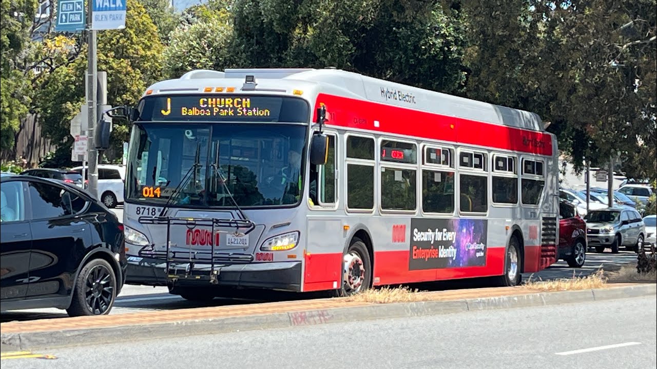 ⁴ᴷ⁶⁰ Transit Action EP54 | SF MUNI J Bus Sub & Other Routes @ Glen Park BART