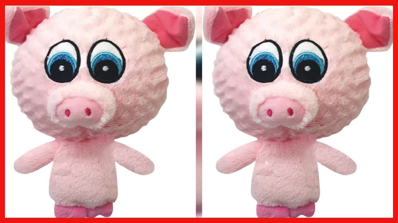 Multipet 43236-1 Knobby Noggins Pig Dog Toy