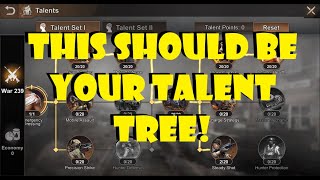 How To Do Your Talent Tree!