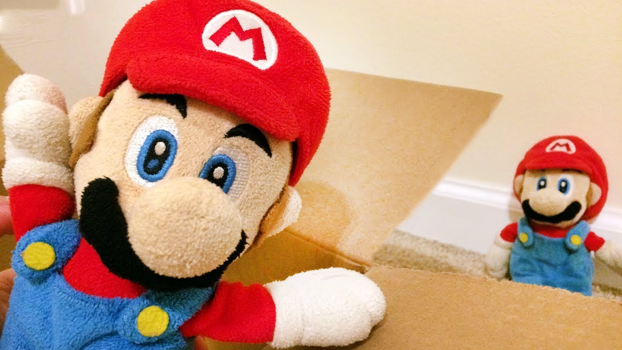 2009 New Super Mario Bros Wii Mario Plush Unboxing - Mario Plush Unboxings  - YouTube