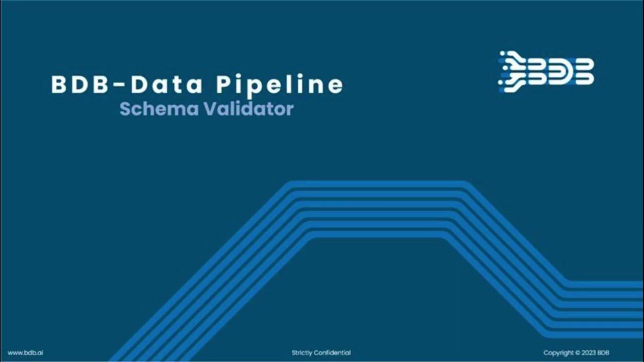 BDB Pipeline 8.0 - Schema validator - YouTube