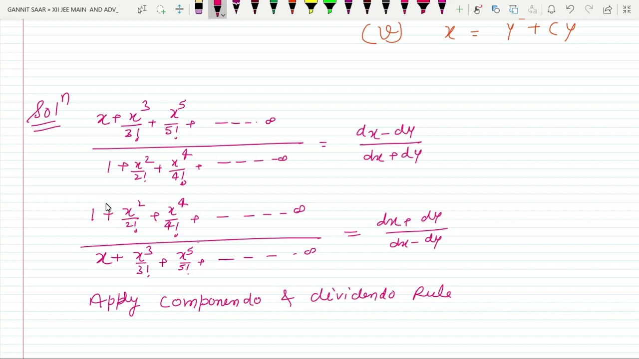 6   DIFFERENTIAL EQUATIONS(DISCUSSION OF MISCELLANEOUS QUESTION MATRIX MATCH TYPE QUESTION)