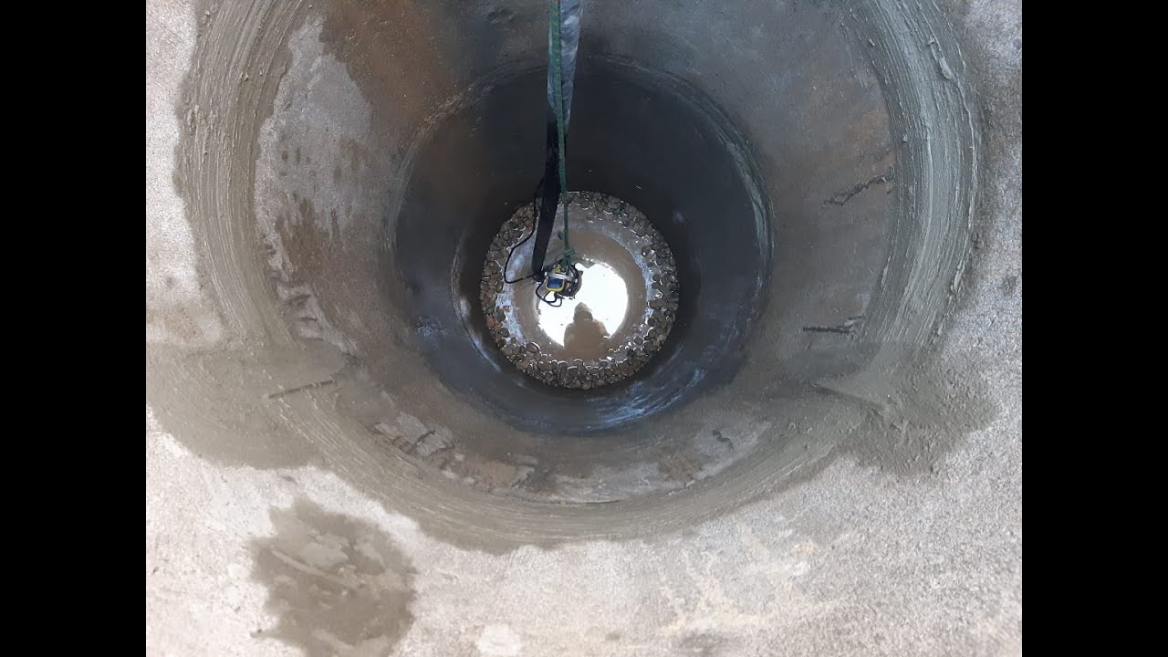 Ремонт и чистка колодца - взгляд изнутри - YouTube