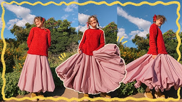 making a super gathered bubble skirt (sewing tutorial)