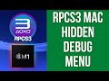 How To Access RPCS3 macOS Hidden Debug Menu