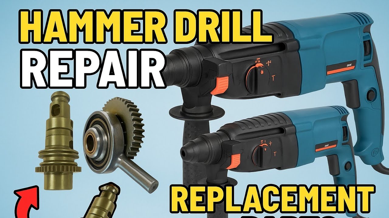 Hammer Drill Repair | 2-26 Rotary Hammer Full Service | Replace Tool Holder & Gear Parts