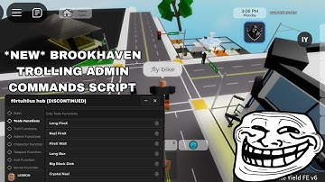 *NEW* Brookhaven Trolling Admin Commands Script Hack | Funny😆 Fluxus,Hydrogen,Delta, Arceus X Mobile