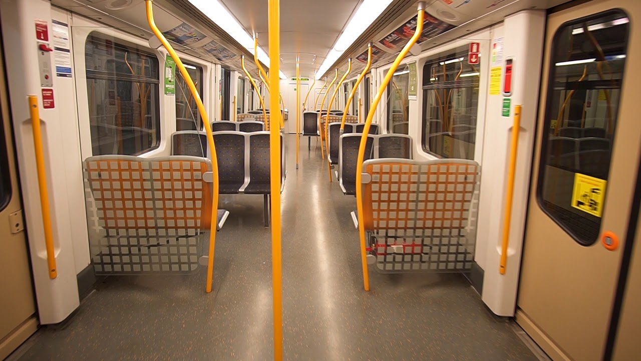 Norway, Oslo, metro ride from Furuset to Ellingsrudåsen, 2X elevator