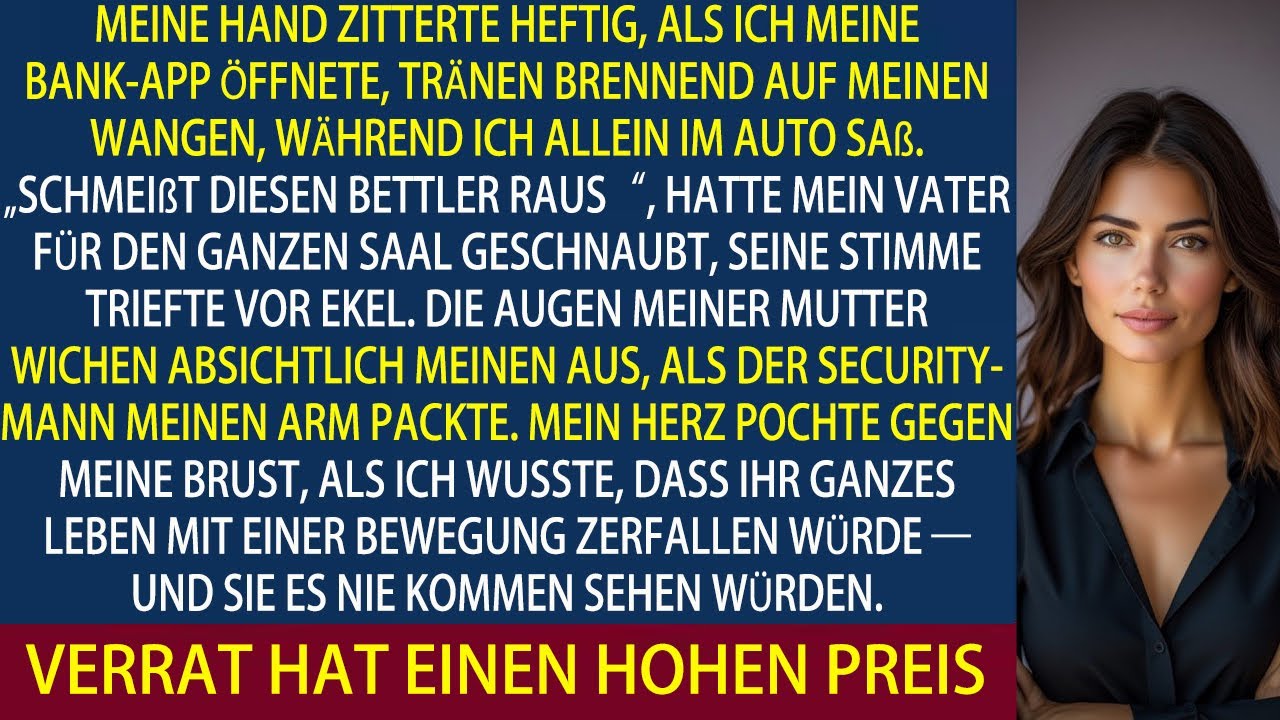 Meine Familie nannte mich Bettlerin – bis ich zeigte, dass mir ihre ganze Feier gehört.
