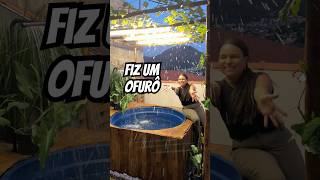 Fiz Um Ofurô Com Caixa D Água, Piscina Com Caixa Dágua, Deck Com Pallets Faça Vc Mesmo