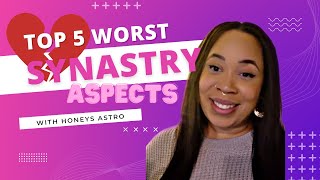 Famous TOP 5 WORST SYNASTRY PLACEMENTS Wealth