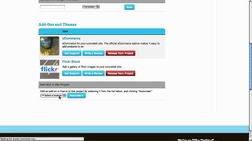 Installing add-ons and themes in concrete5
