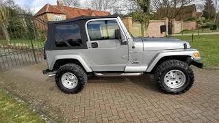 Jeep Wrangler  TJ 2001 60th Anniversary Edition -   by Claridges Cars HD - YouTube