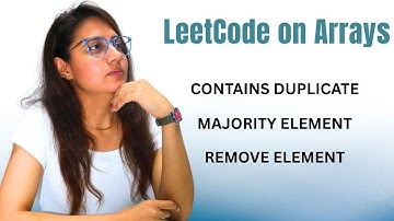LeetCode Questions on Arrays| Must-Solve Questions for Placements & Interviews | With JAVA Code