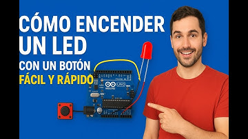 Cómo encender un LED con un botón en Arduino 🔴 Fácil y rápido