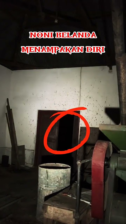 Setan noni belanda sangat cantik nampak deket pintu #rumahangker #misteri #shorts