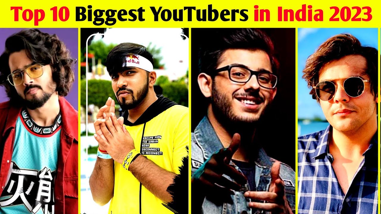 Top 10 Biggest YouTubers in India fact YouTube