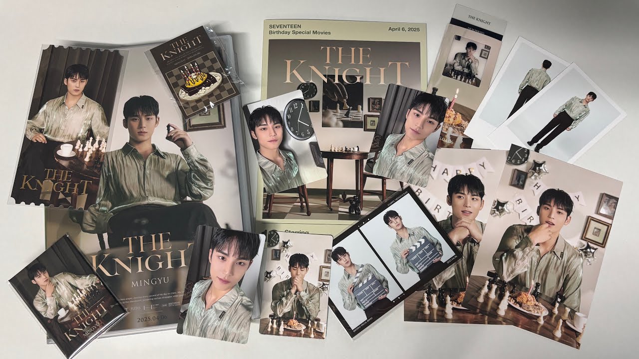 Checkmate - Seventeen Mingyu Birthday Box Ver4 Unboxing