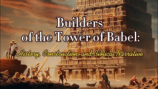 Builders of the Tower of Babel: History, Construction, and Biblical Narrative #towerofbabel