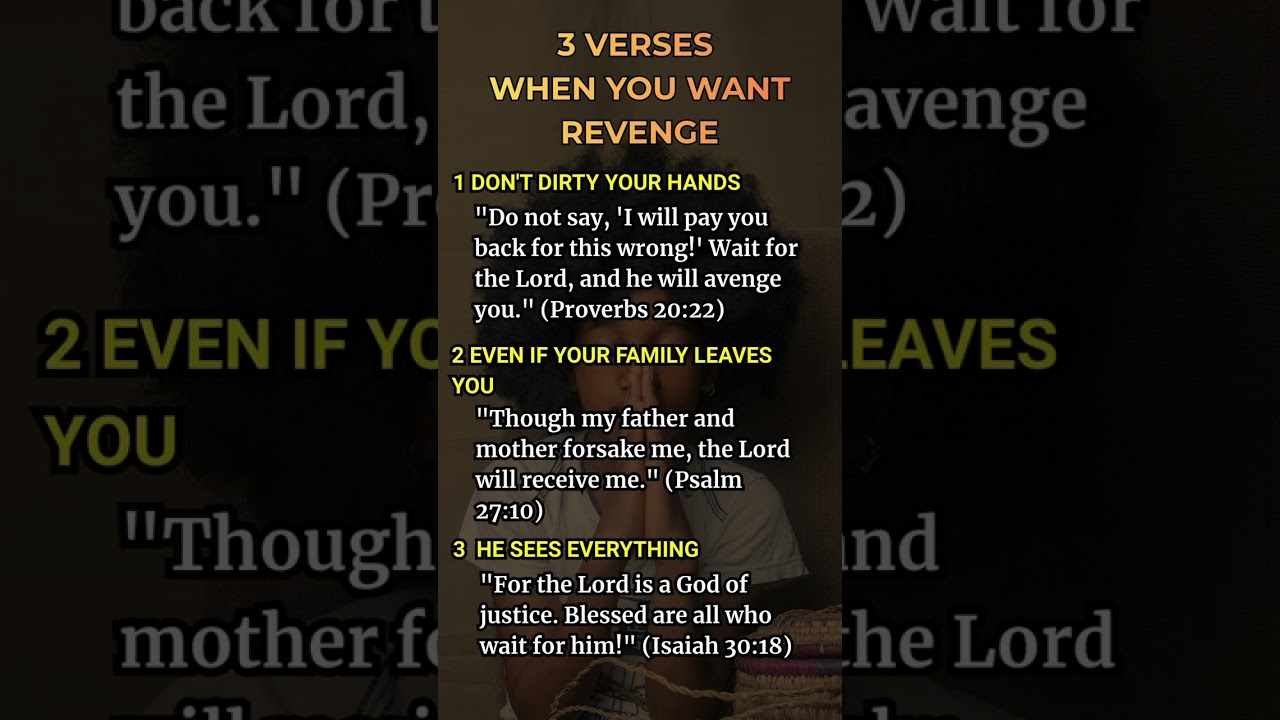 Stabbed in the Back? Let God Handle It 🔪